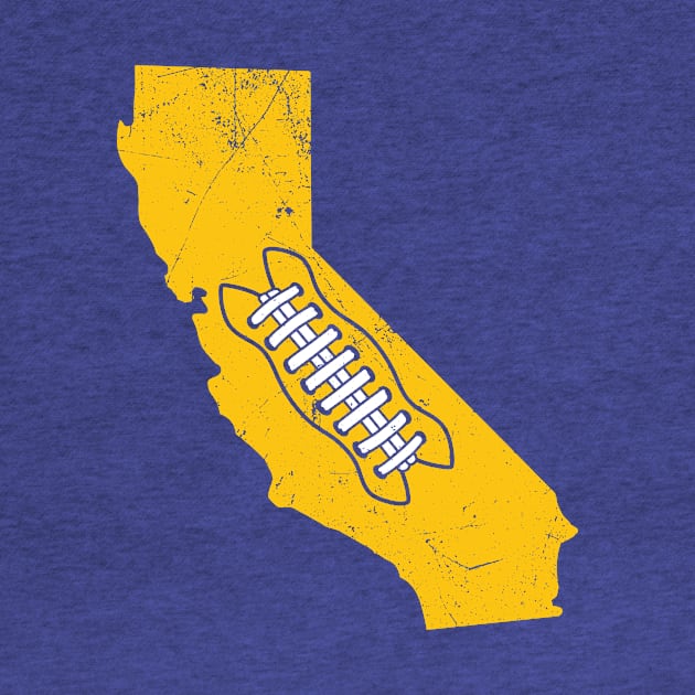 California Football, Retro - Blue by KFig21